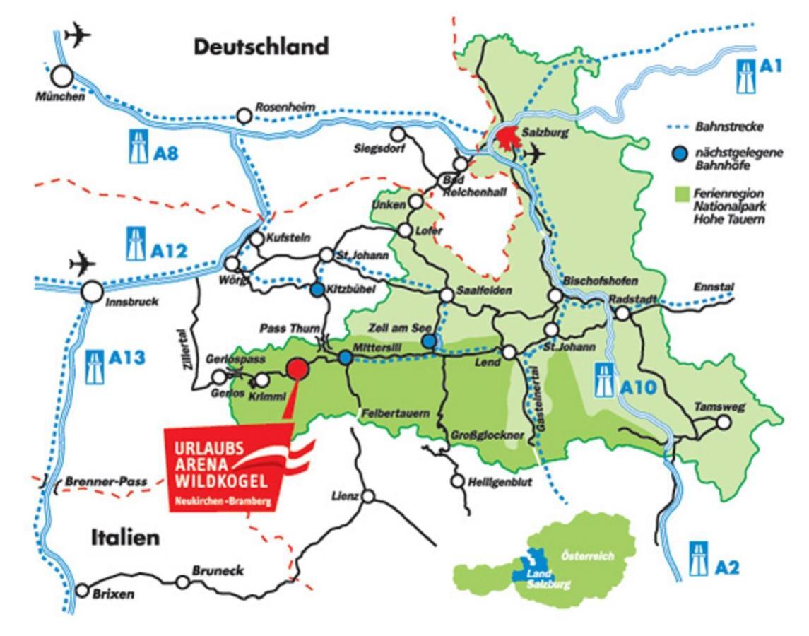 Villa Zeppelin - App Bergkristall Bramberg am Wildkogel Ngoại thất bức ảnh